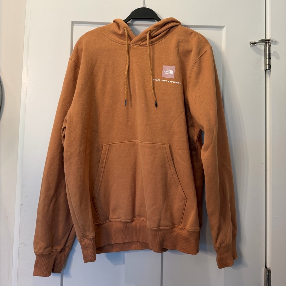 The North Face Men's Rust Hoodie with Chest Logo
